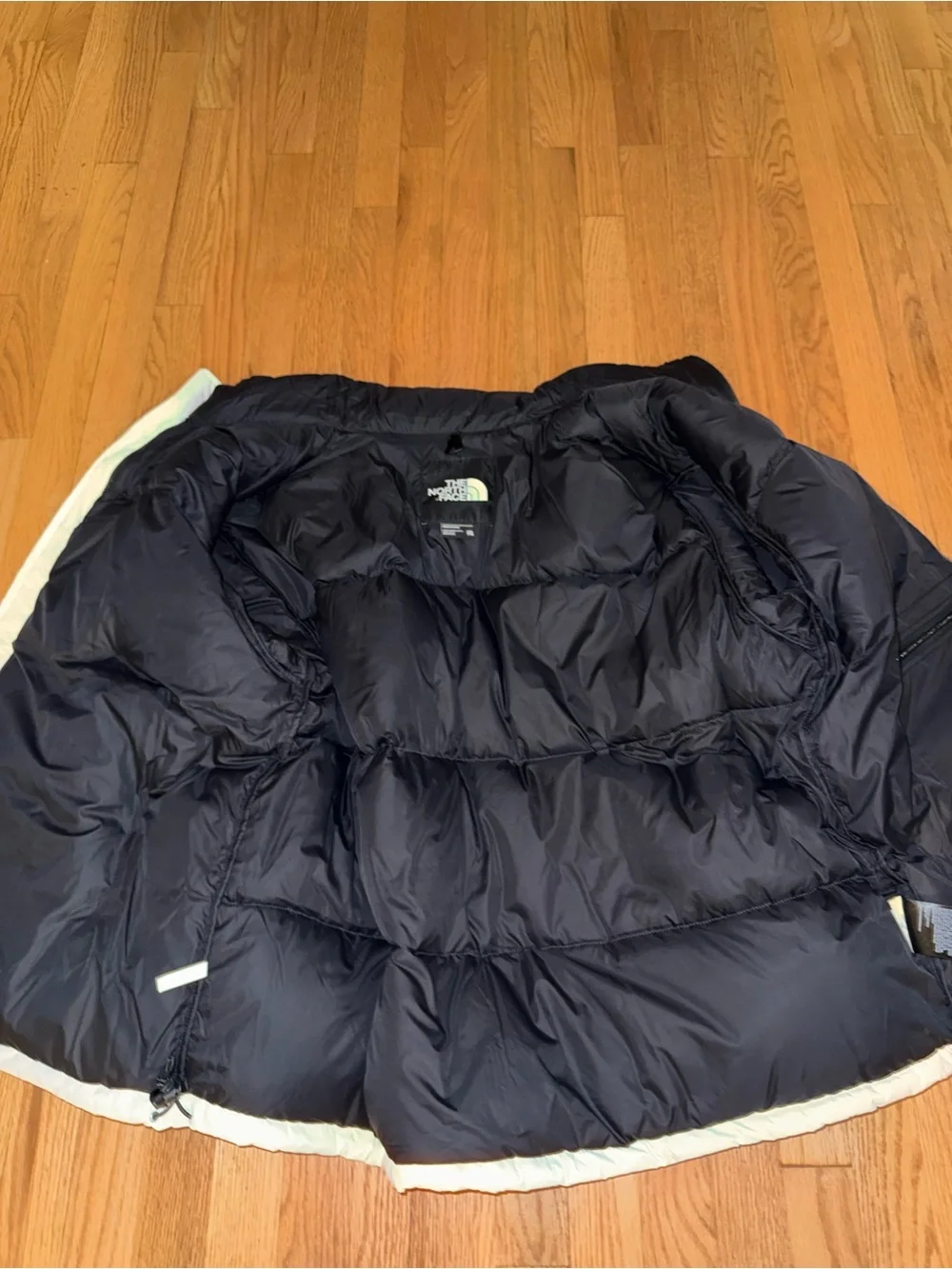 The North Face Two-Tone Black & White Puffer Coat